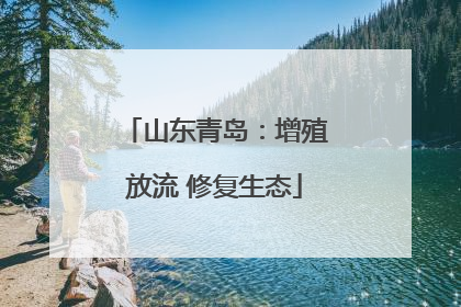 山东青岛：增殖放流 修复生态